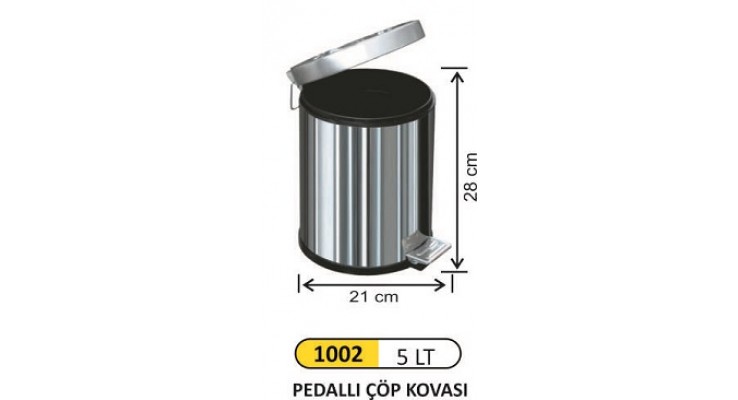 PEDALLI ÇÖP KOVASI 5LT 1002